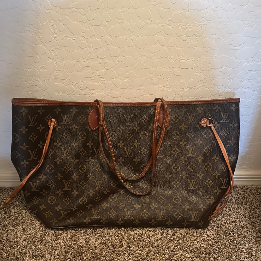 Louis Vuitton Brown Monogram Tote Bag